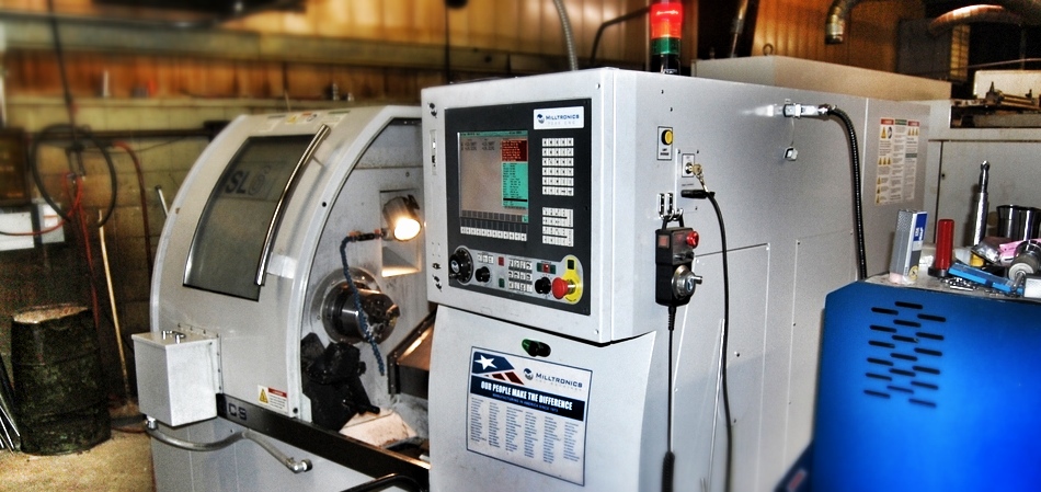 Milltronic SL6 2 axis CNC lathe at Falmer Manufacturing